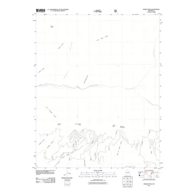 2011 Map of Pueblo Peak, 2011 Print