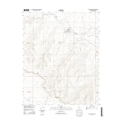 2013 Map of Pueblo Pintado, 2013 Print