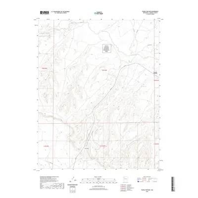2020 Map of Pueblo Pintado, 2020 Print