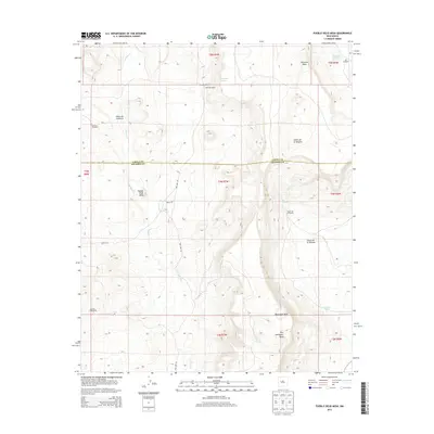 2013 Map of Pueblo Viejo Mesa, 2013 Print