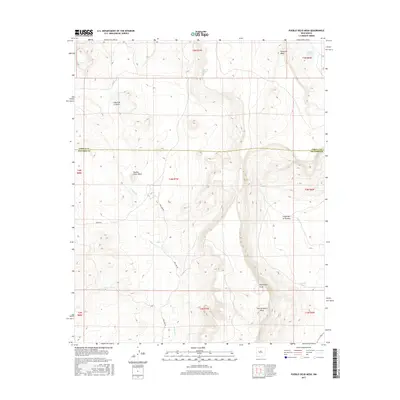 2017 Map of Pueblo Viejo Mesa, 2017 Print