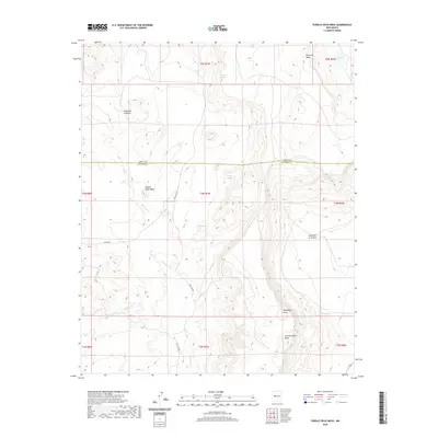 2020 Map of Pueblo Viejo Mesa, 2020 Print