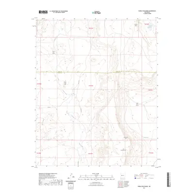 2023 Map of Pueblo Viejo Mesa, 2023 Print