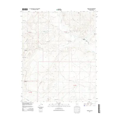 2013 Map of Puerco Dam, 2013 Print