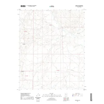 2020 Map of Puerco Dam, 2020 Print