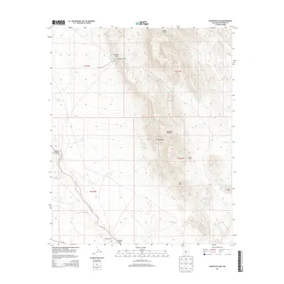 2013 Map of Puertecito Gap, 2013 Print