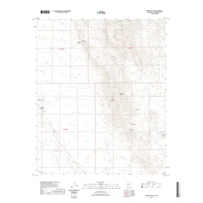 2020 Map of Puertecito Gap, 2020 Print
