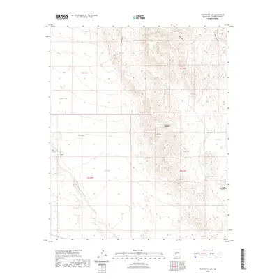 2023 Map of Puertecito Gap, 2023 Print