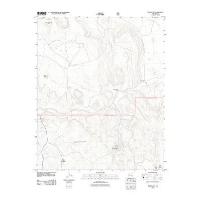 2011 Map of Puertecito, 2011 Print