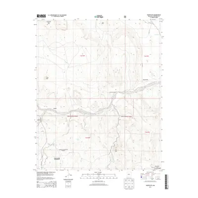 2013 Map of Puertecito, 2013 Print