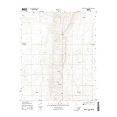 2017 Map of Puerto De Los Cavadores, 2017 Print