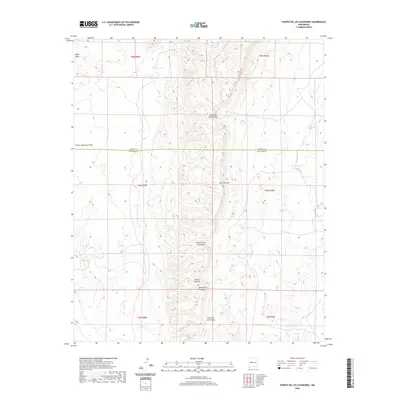 2020 Map of Puerto De Los Cavadores, 2020 Print