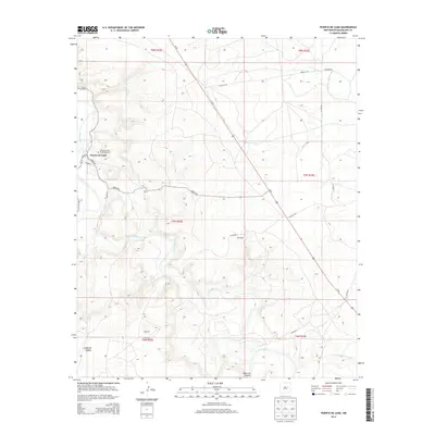 2013 Map of Puerto De Luna, 2013 Print