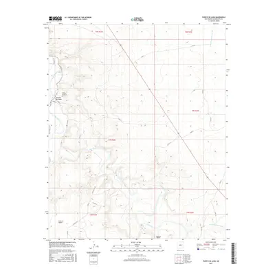 2017 Map of Puerto De Luna, 2017 Print