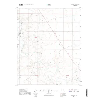 2020 Map of Puerto De Luna, 2020 Print