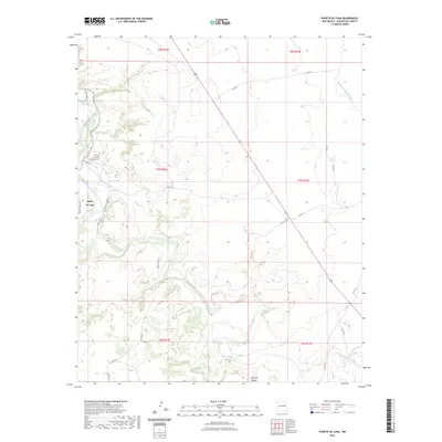 2023 Map of Puerto De Luna, 2023 Print