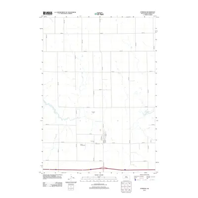 2012 Map of Pukwana, 2012 Print