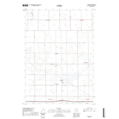 2017 Map of Pukwana, 2017 Print