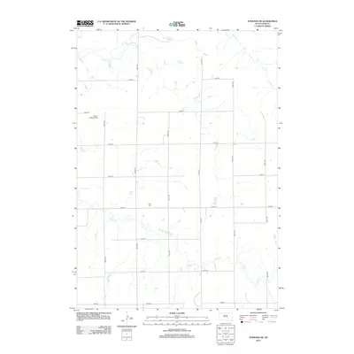 2012 Map of Pukwana NE, 2012 Print