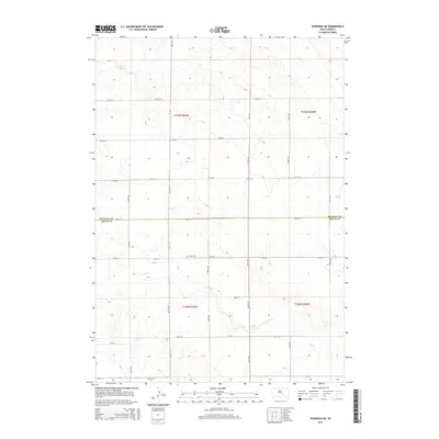 2015 Map of Pukwana NE, 2015 Print