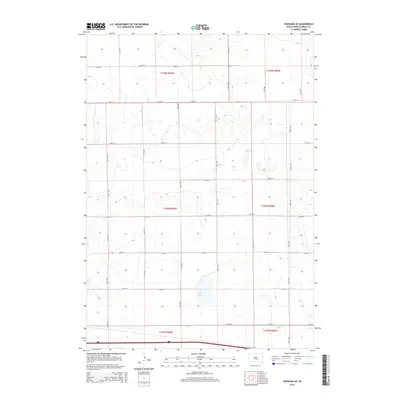 2015 Map of Pukwana SE, 2015 Print