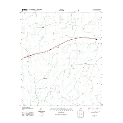 2012 Map of Pulaski, 2012 Print