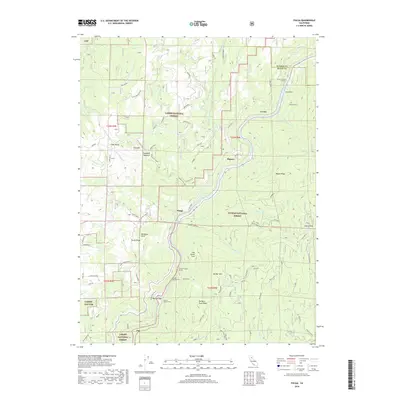 2018 Map of Pulga, 2018 Print