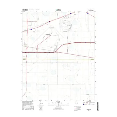 2016 Map of Pullman, 2016 Print