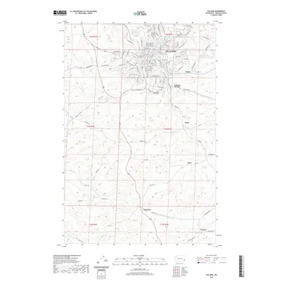 2020 Map of Pullman, 2020 Print