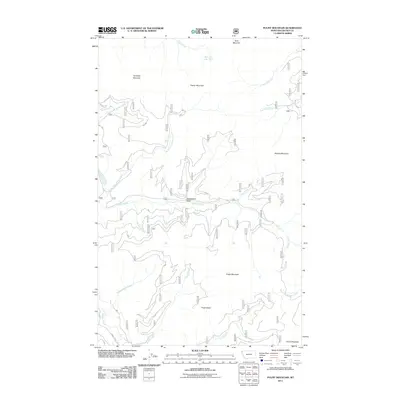 2011 Map of Pulpit Mountain, 2011 Print