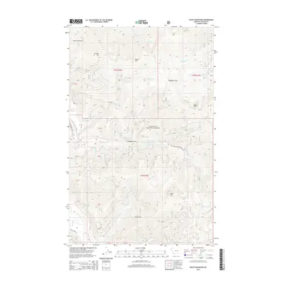2014 Map of Pulpit Mountain, 2014 Print