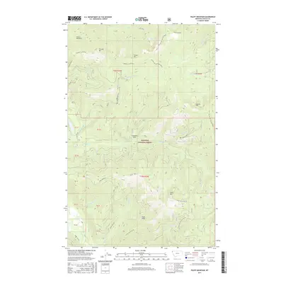 2017 Map of Pulpit Mountain, 2017 Print