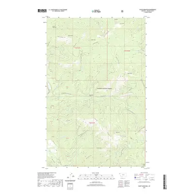 2020 Map of Pulpit Mountain, 2020 Print