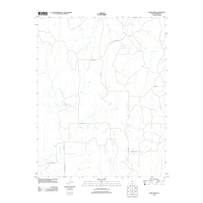 2012 Map of Pump Creek, 2012 Print