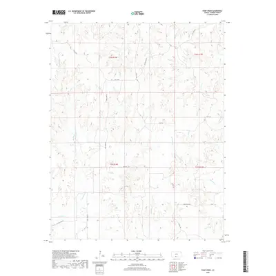 2018 Map of Pump Creek, 2018 Print