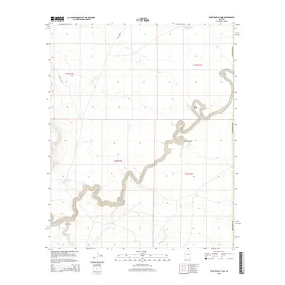 2014 Map of Pump Ranch Tank, 2014 Print