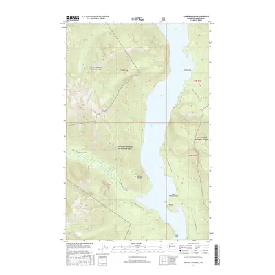 2017 Map of Pumpkin Mountain, 2017 Print