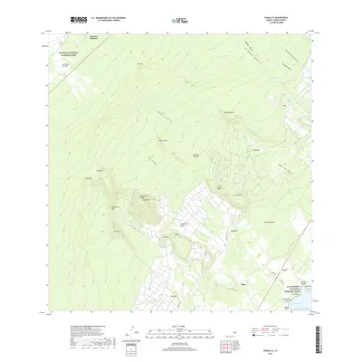 2017 Map of Punaluu, 2017 Print