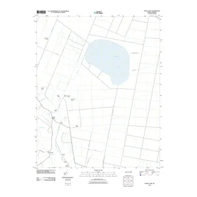 2010 Map of Pungo Lake, 2010 Print