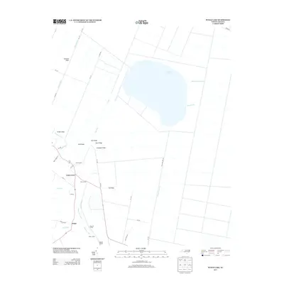 2013 Map of Pungo Lake, 2013 Print