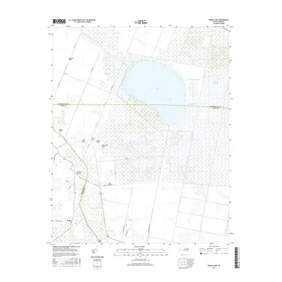2016 Map of Pungo Lake, 2016 Print