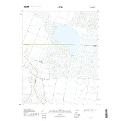 2019 Map of Pungo Lake, 2019 Print