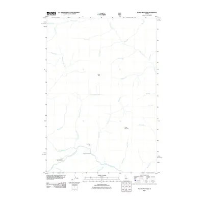 2011 Map of Pungo Mountain, 2011 Print
