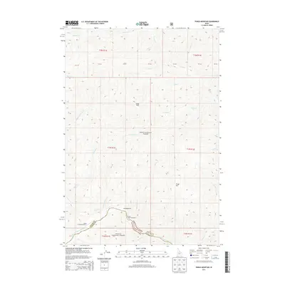 2013 Map of Pungo Mountain, 2013 Print