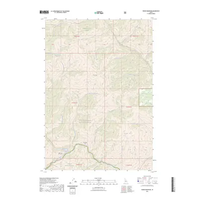 2023 Map of Pungo Mountain, 2023 Print