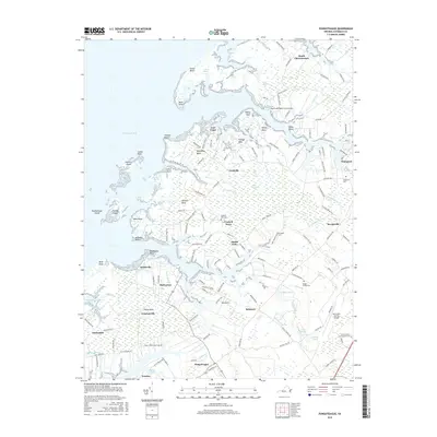 2016 Map of Pungoteague, 2016 Print