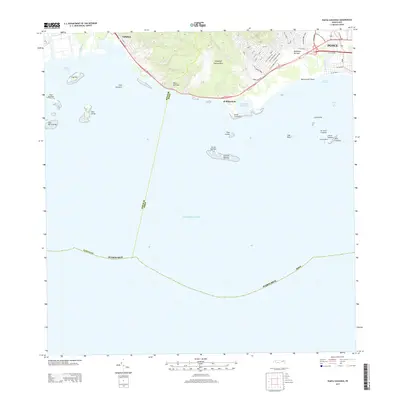2013 Map of Punta Cucharas, 2013 Print