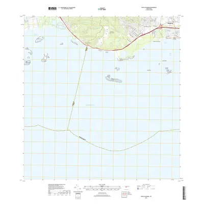 2018 Map of Punta Cucharas, 2018 Print