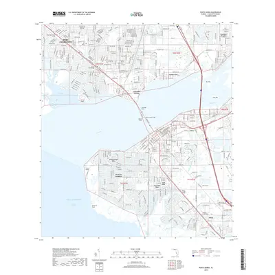 2018 Map of Punta Gorda, 2018 Print
