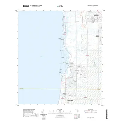 2021 Map of Punta Gorda SE, 2021 Print
